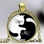 Yin Yang Cat Necklace