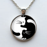 Yin Yang Cat Necklace