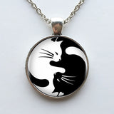 Yin Yang Cat Necklace